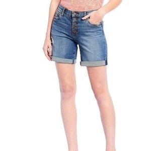 Kut from the Kloth Catherine High Rise Boyfriend Short Sz 2 / 28" Waist